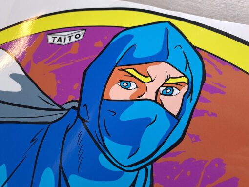 Alternative view of The Ninja Warriors (Taito) Side Art