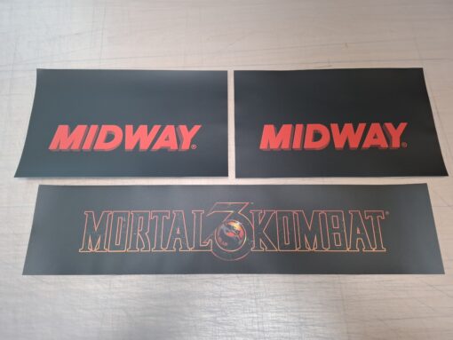 Mortal Kombat 3 Control Box decals