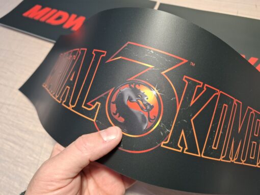 Alternative view of Mortal Kombat 3 Control Box decals